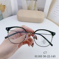 Оправа гибридная, металл + TR90, линзы с Blue Block покрытием SANTA 01183