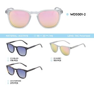 Солнцезащитные очки в оправе ацетат, линзы polarized WD5001-2