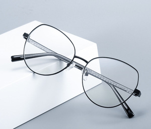 Metal blue blocker frames for glasses MORE 3001