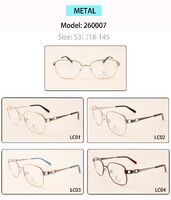 Metal eyeglasses frame for men 260007 (item in stock)