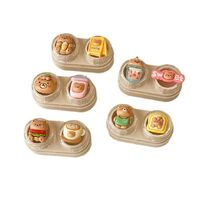 Mini soft contact lens kit retractable W-CT25米盒杯熊