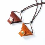 Чехол из натуральной кожи для очков для ношения на шнурке PGNH009