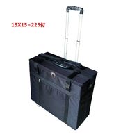 Mobile box (suitcase, trunk, organizer, display case) on wheels for frames and glasses for 225 slots JS-C230517