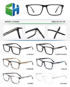 Plastic acetate frame with spring hinges CH5203-DA
