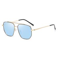 Очки металлические фотохромные с защитой от синего света 9655-2-GT