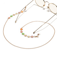 Black metal glasses chain GL1420