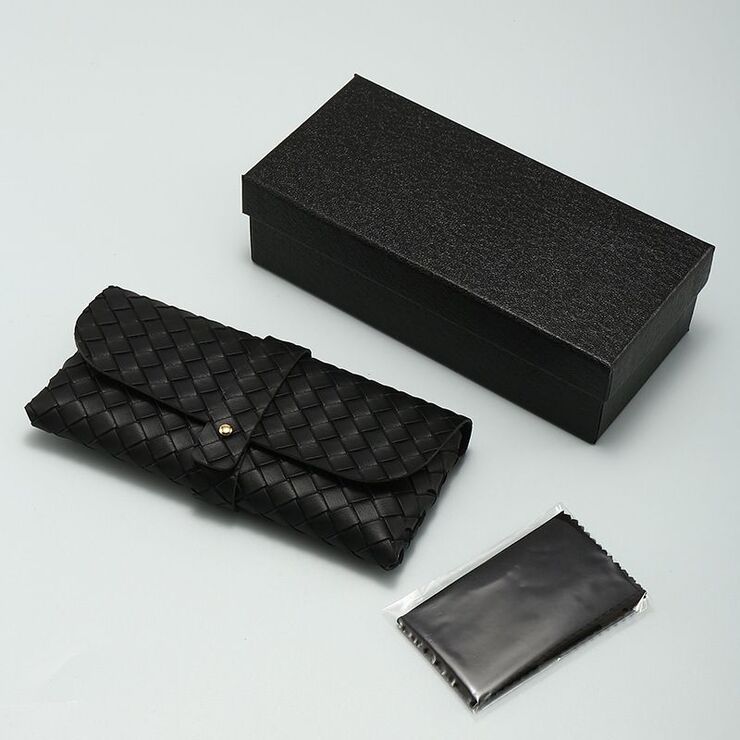 Sunglasses and eyeglasses hard shell case + extra kit AL678654309652