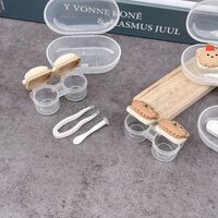 Мини-набор для мягких контактных линз XY-138翻盖棕熊米熊头