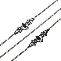 Metal non-slip chain, with a bat, for glasses and masks GL842-1