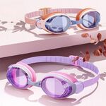 Swimming children's (3-14 years) waterproof anti-fog goggles AK9600-YU