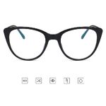 Plastic glasses with blue light protection for women 2479-PN