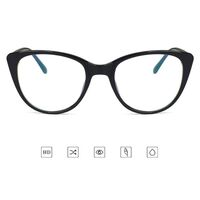 Plastic glasses with blue light protection for women 2479-PN