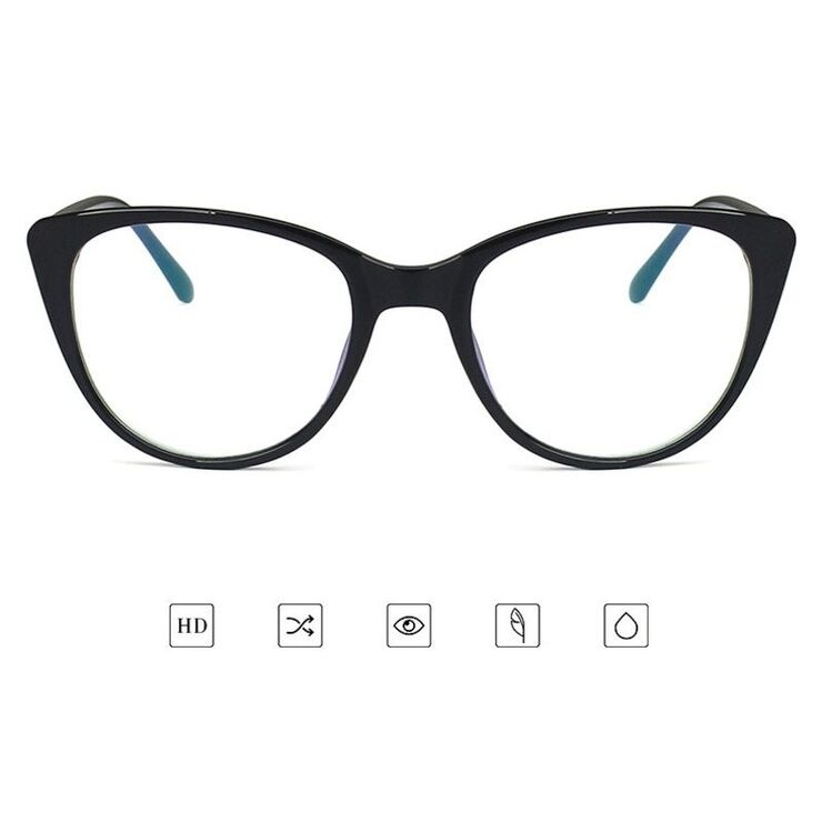 Plastic glasses with blue light protection for women 2479-PN