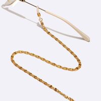 Gold-colored metal non-slip chain, for glasses and masks GL1572