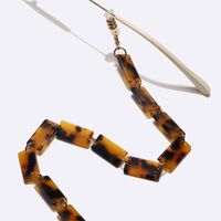 Acrylic non-slip chain, leopard print, for glasses and masks GL1723