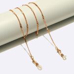 Gold-colored metal non-slip chain, for glasses and masks GL1641-1