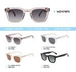 Plastic acetate frame polarized sunglasses WD1578PS