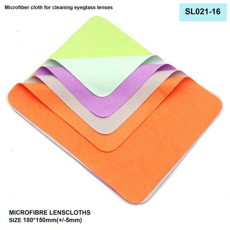 High-density microfiber napkin for glasses lens cleaning SL021-16, 15*18cm +/-0.5