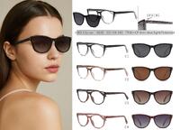 Оправа для очков пластиковая TR90+CP с защитой от синего света, с флексом + поляризационная солнцезащитная насадка (клипон) Leke LK8836