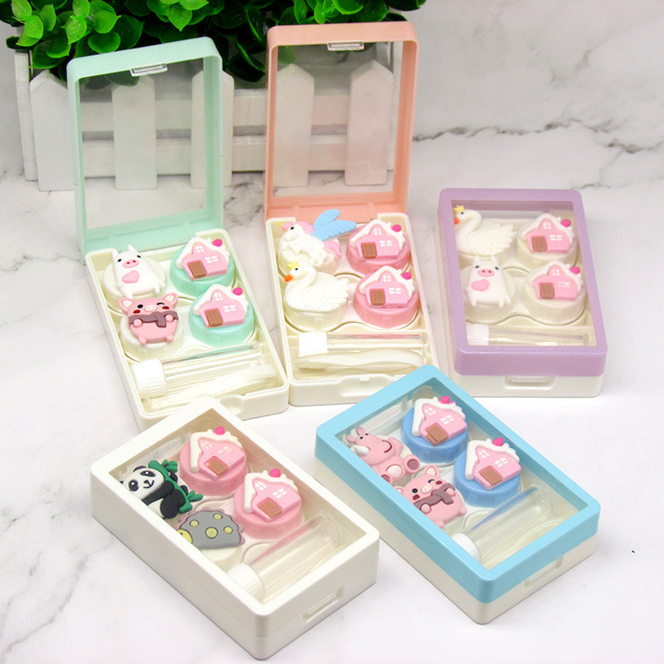 Mini set with contact lens cases XF1903, 2pcs