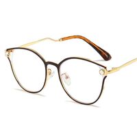 Metal glasses with blue light and UV protection 9703-GT