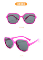 Polarized silicone sunglasses with UV400 protection for kids T11022