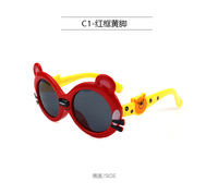 Polarized silicone sunglasses with UV400 protection for kids T22028