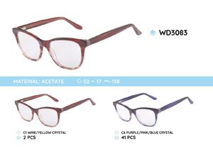 Plastic frames for glasses acetate material WD3083