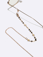 Set of two glasses chain with glasses and rectangles GL1355