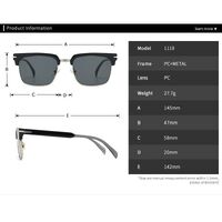 Пластиковые + металл мужские солнцезащитные очки для вождения Elit 1119-EL