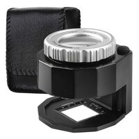 Portable pocket magnifier with backlight and UV light 新小六灯, diameter: 30 mm, magnification: 30X