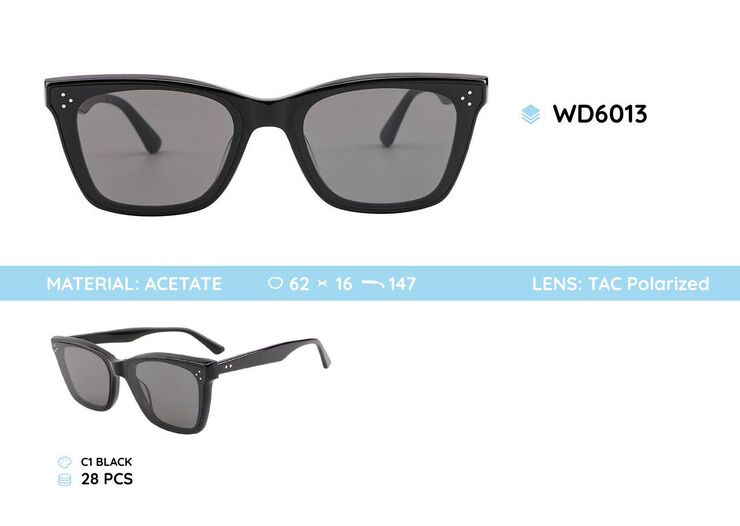 Acetate frames polaraized sunglasses WD6013
