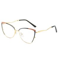 Очки металлические с защитой от синего света 9718-GT