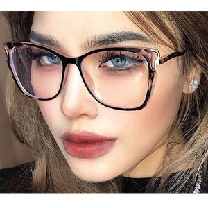 Оправа для очков комбинированная (металл + TR90) с защитой от синего света, с флексом FA87056