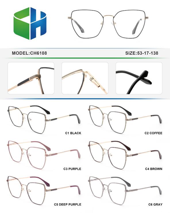 Оправа металлическая с флексом CH6108-DA