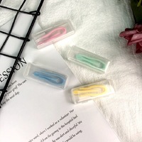 Plastic tweezers with individual pencil-box packaging XY-2004, size 56*20*11mm