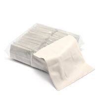 Microfiber cloth for cleaning glasses lenses, individually packaged, density 180 gsm (g/m2), size 13*13 / 15*15 / 15*18 cm