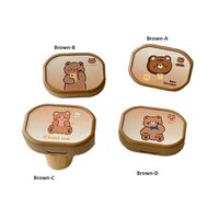Mini soft contact lens kit TZ009咖啡熊