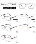 Оправа металлическая с мягким носоупором и флексом CT00421-DA