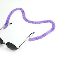Acrylic non-slip matte chain, concave shape, for glasses and masks GB051