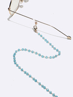 Glasses chain with beads and crystals GL1330