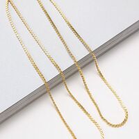 Gold-colored metal non-slip chain, for glasses and masks GA010