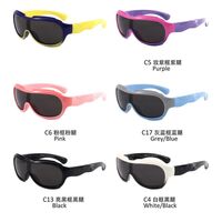 Polarized silicone sunglasses with UV400 protection for kids T21001-OU