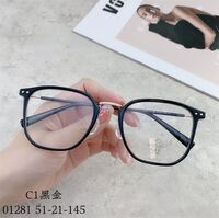 Hybrid frame, metal + TR90, with Blue Block coating SANTA 01281