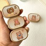 Mini soft contact lens kit TZ009咖啡熊