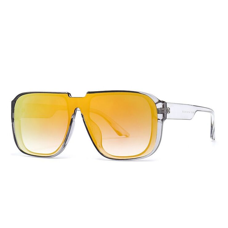 Пластиковые солнцезащитные очки с квадратными линзами в стиле ретро Elit 86619-EL