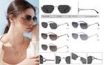 Rimless polarized metal sunglasses with nylon lenses Eberhard EH21068