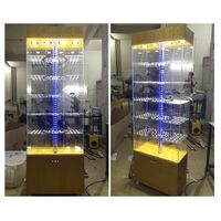 Acrylic floor rotating display stand for glasses, frames, cases and accessories 18006F-3, size 176 * 58 cm