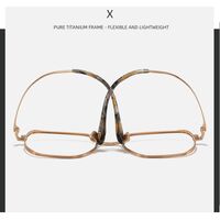 Metal pure titanium frame SANTA 纯钛8003