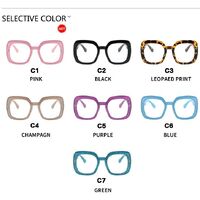 Plastic glasses with blue light protection for women M318-PN
